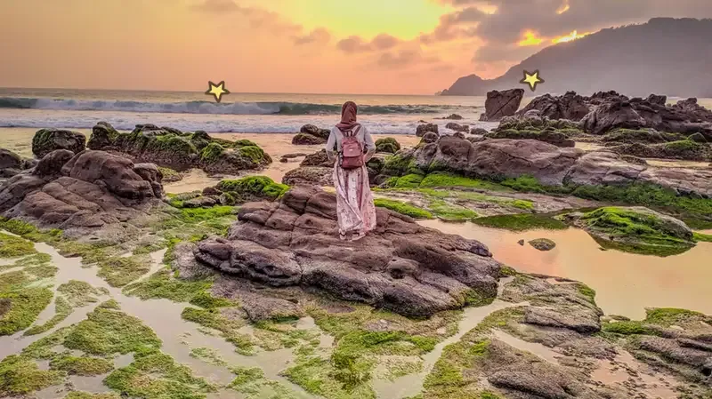 Pantai Wediombo Daya Tarik